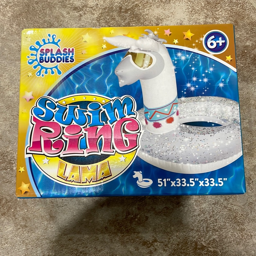 Lama swim ring floatie